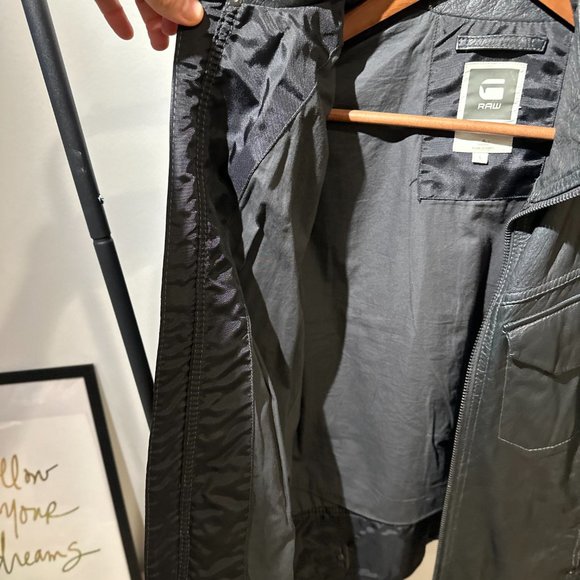 G-Star JSF Black Leather Jacket - Picture 5 of 7